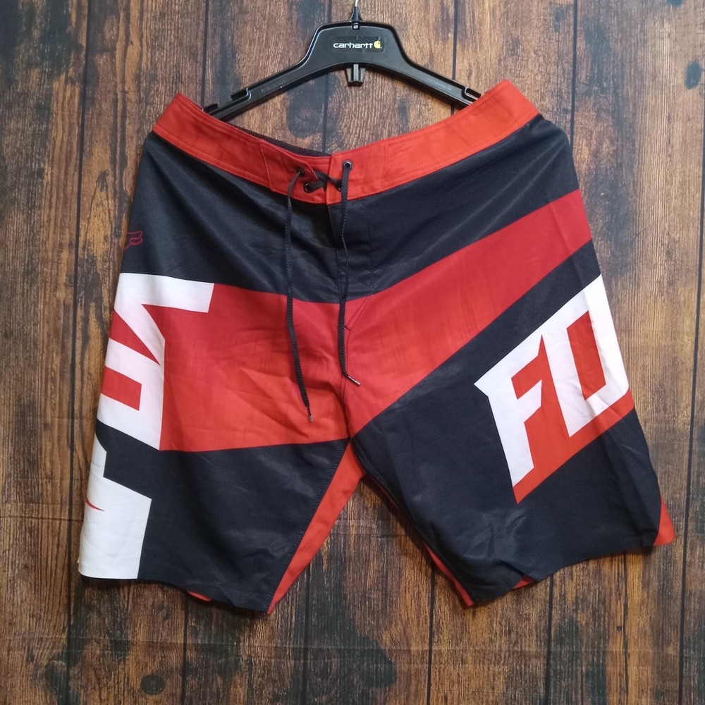 Fox Racing Boardshorts Men's 36‎ Red Black